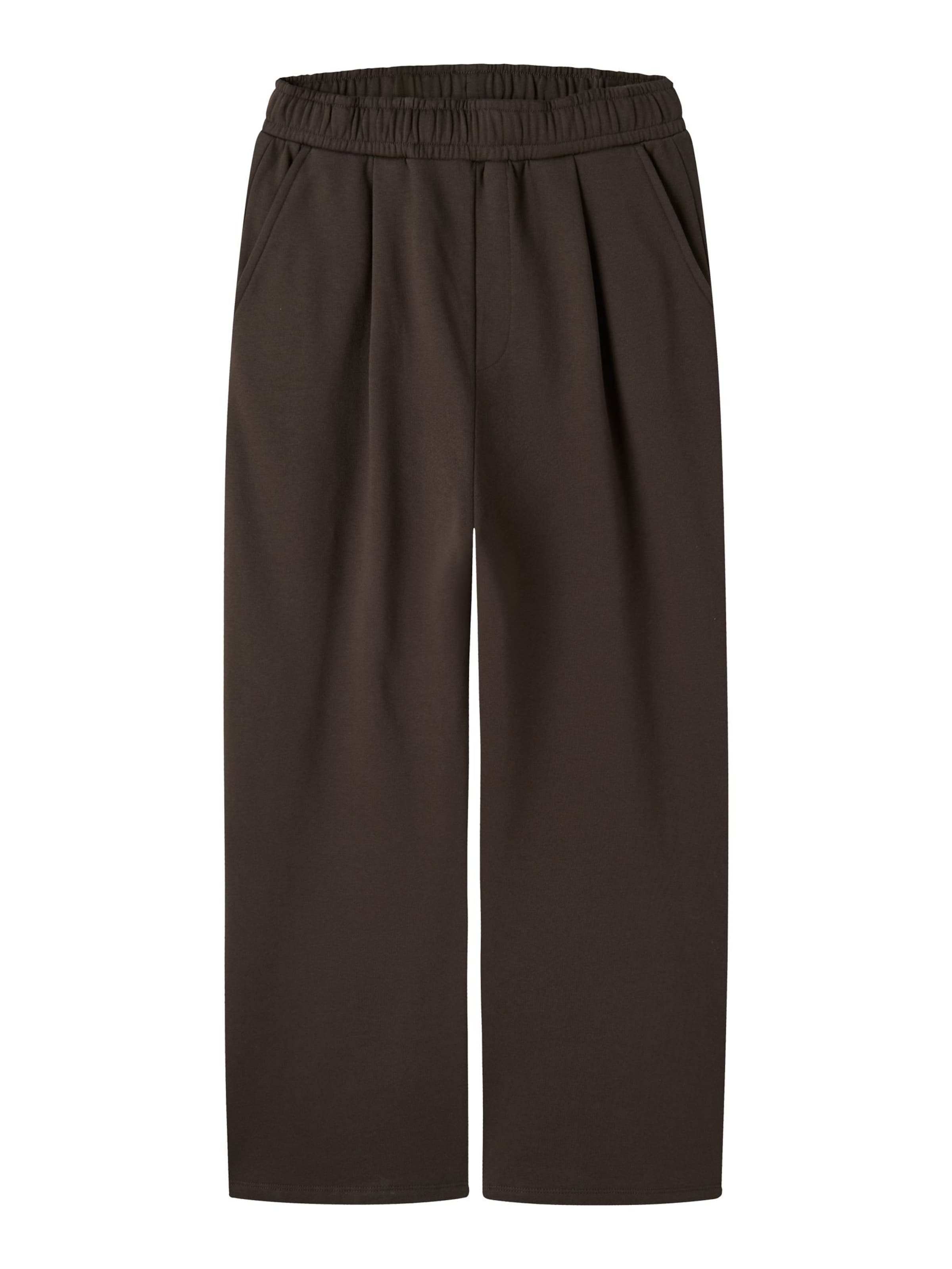 Loosefit Pantalon LMTD en marron : devant