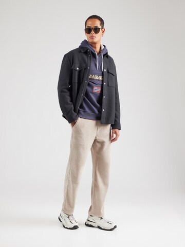 NAPAPIJRI Sweatshirt 'BURGEE WINT 3' in Blau