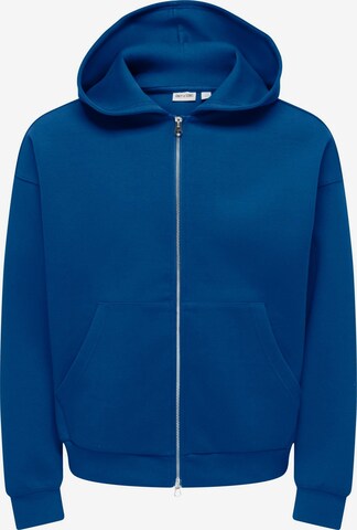 Veste de survêtement 'GOYLE ' Only & Sons en bleu : devant