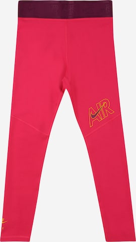 Nike SportswearTajice - roza boja: prednji dio