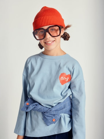 Maru + Bo - Camiseta 'BASIC HEAVY-WEIGHT PIXEL HEART GRAPHIC T-SHIRT' en azul