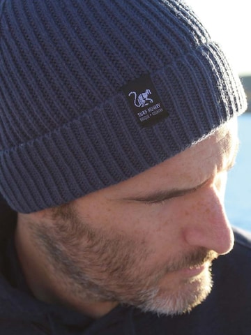 Surf Monkey Beanie in Blue