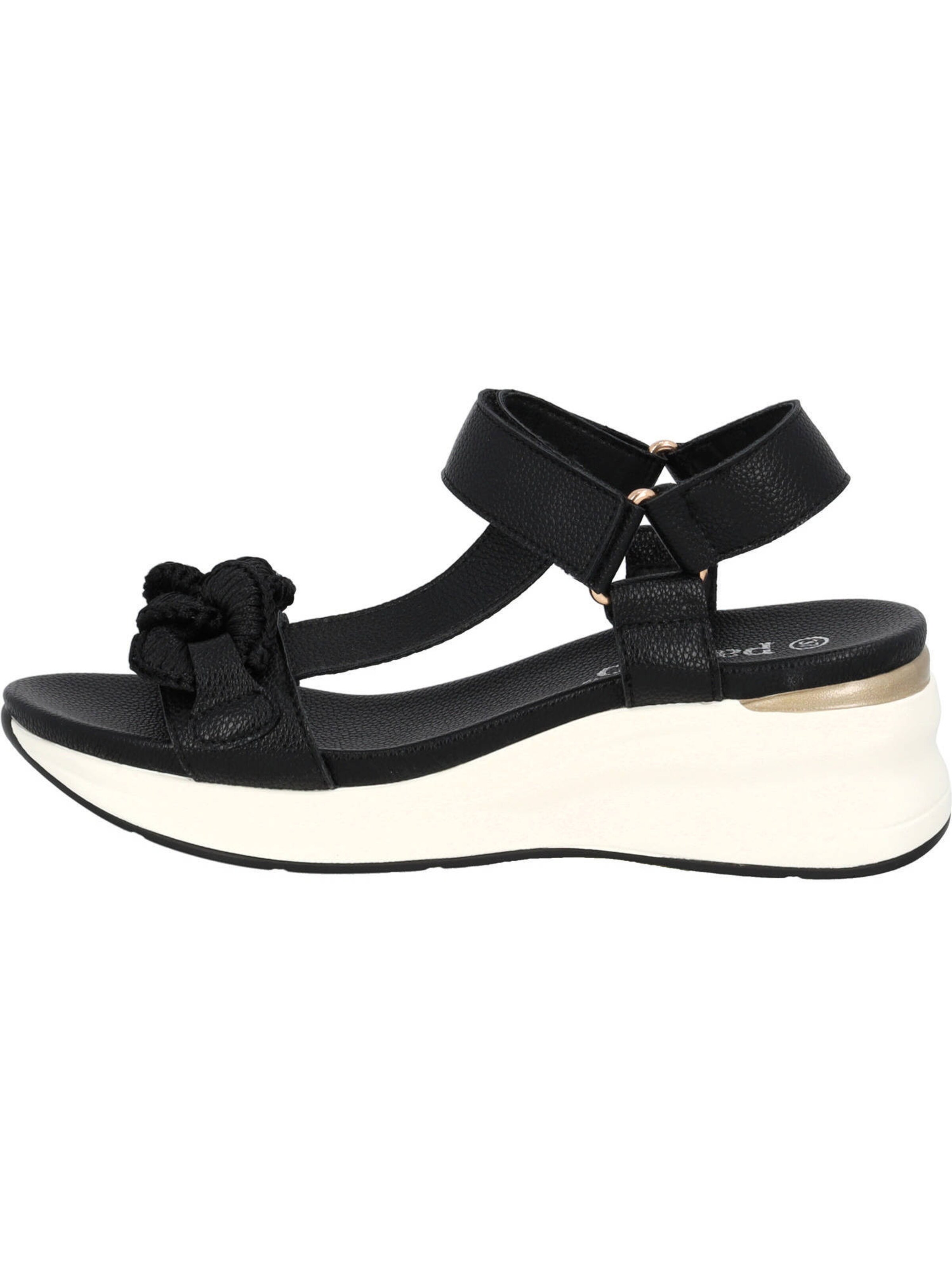 Sandales 'Gyapon' Palado en noir : devant