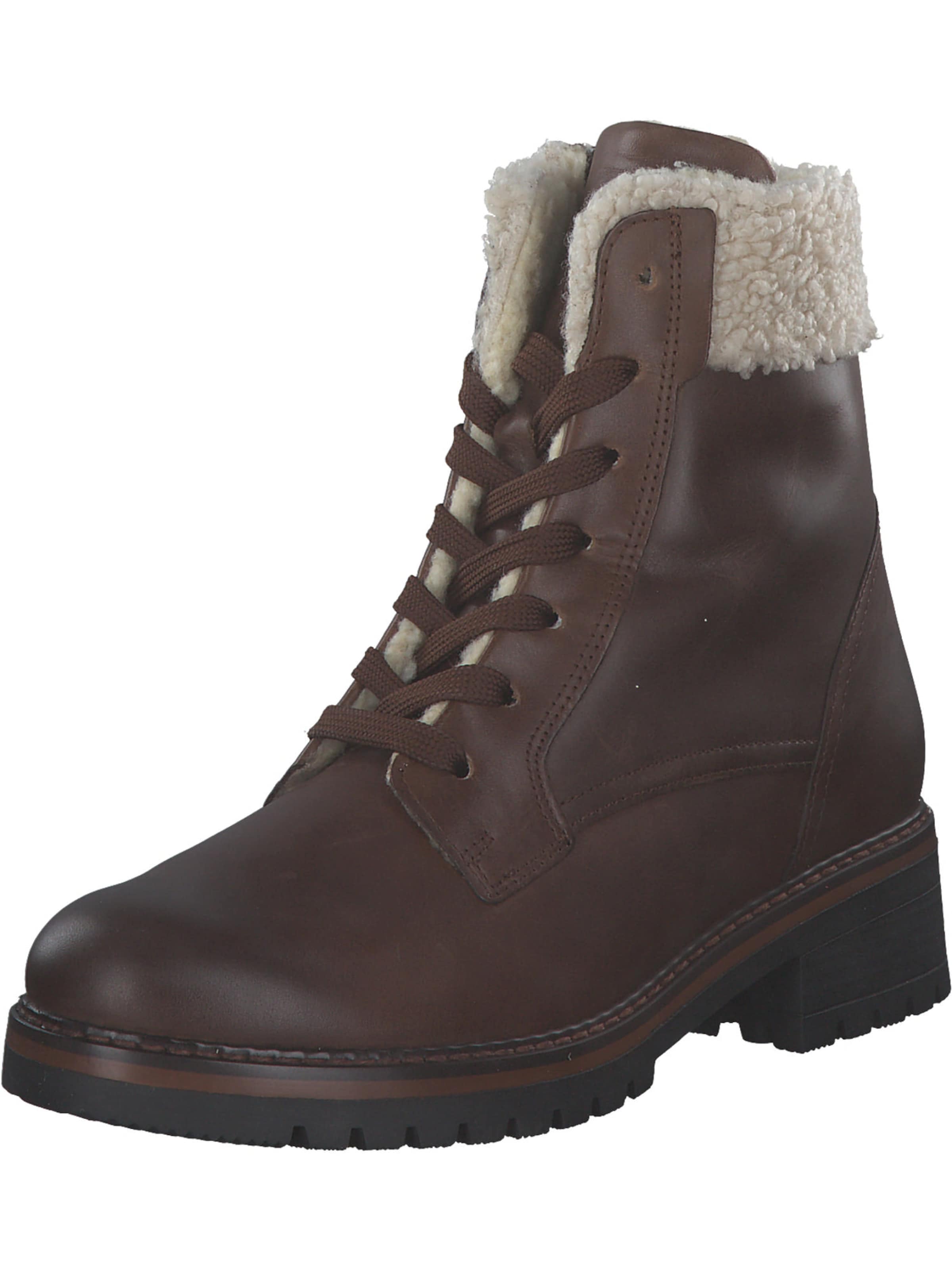 GABOR Schnürstiefelette in Braun: Vorderseite