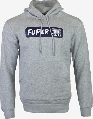 FuPer Sweatshirt 'Chris' in Grey: front