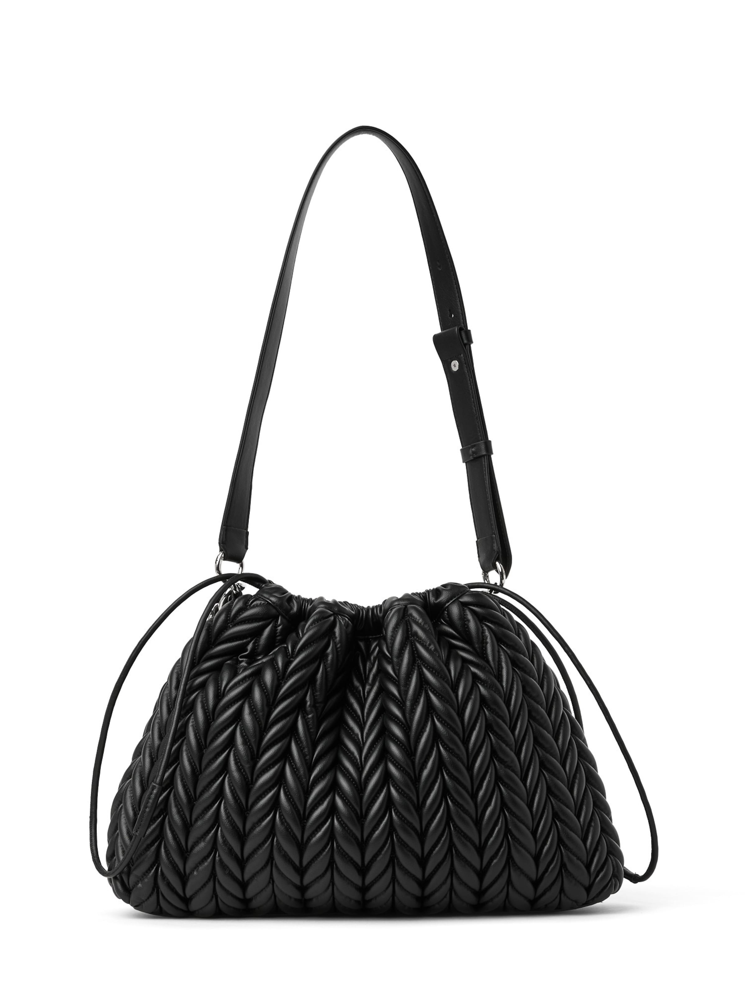 Karl Lagerfeld Torba na ramię 'Weave' w kolorze czarny