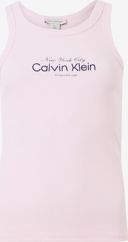 rožinė Calvin Klein Jeans Palaidinė be rankovių: priekis