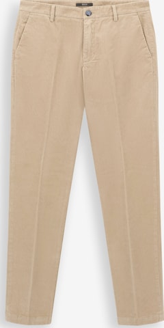 Boggi Milano Slim fit Chino trousers in Beige: front