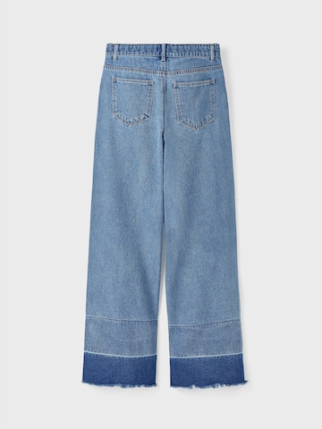 LMTD Wide Leg Jeans 'BIGLETIZZA' i blå