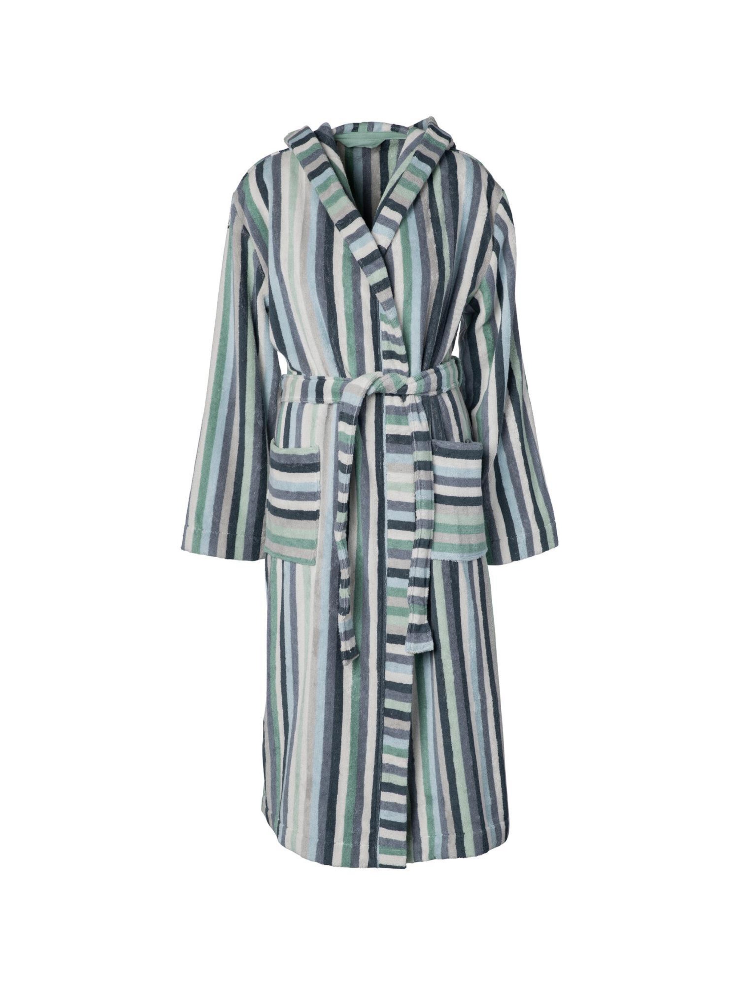 ESSENZA Long Bathrobe in Mixed colors: front