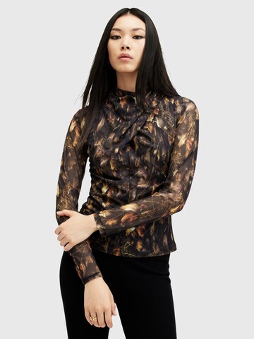 AllSaints Shirt 'TIA' in Brown: front