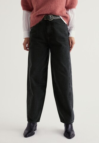 Barrel Jeans 'Boatyard' di Seasalt Cornwall in nero: frontale