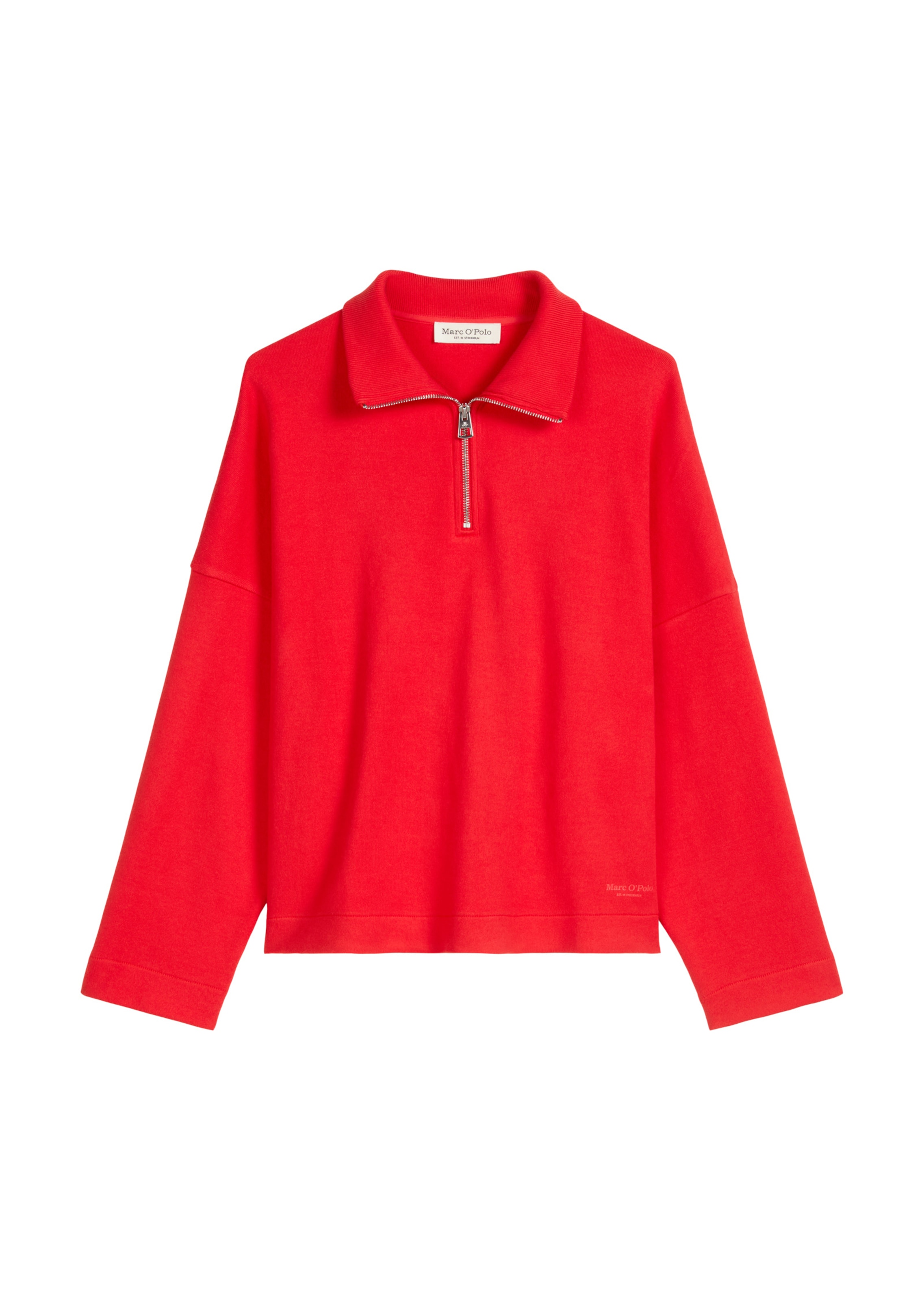 Marc O'Polo Sweatshirt in Rood: voorkant