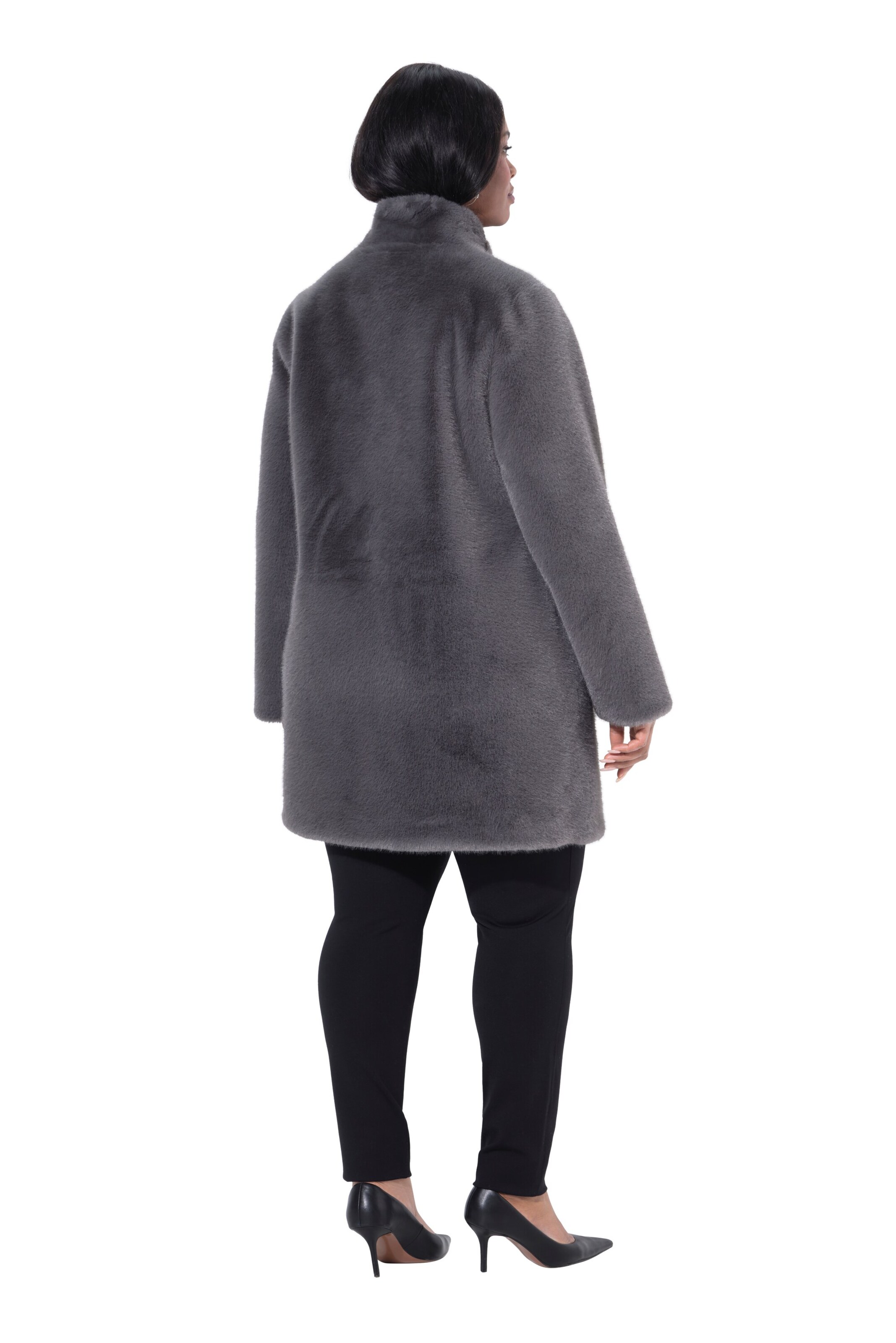 Ulla Popken Winter Coat in Grey