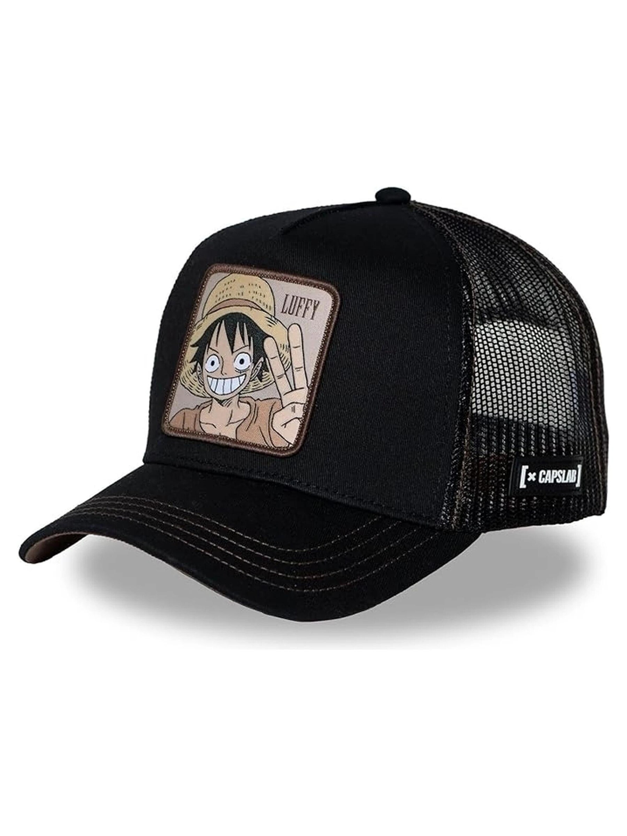 Capslab Cap 'Gorra capslab negra luffy wan3b trucker cap' in Black
