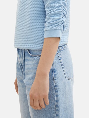 TOM TAILOR DENIM Sweatshirt in Blau