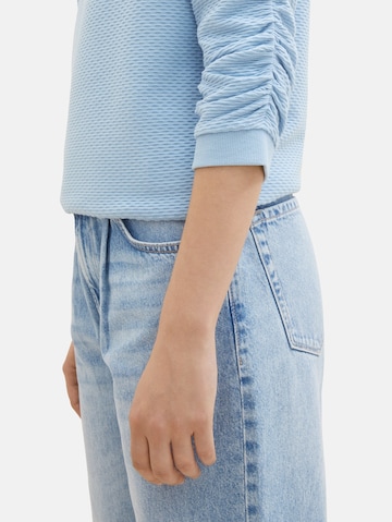 TOM TAILOR DENIM Sweatshirt in Blau