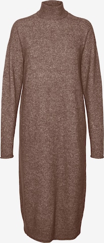 VERO MODA Knitted dress 'KADEN' in Brown: front