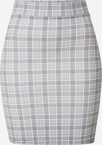 In The Style Skirt in Grey: front