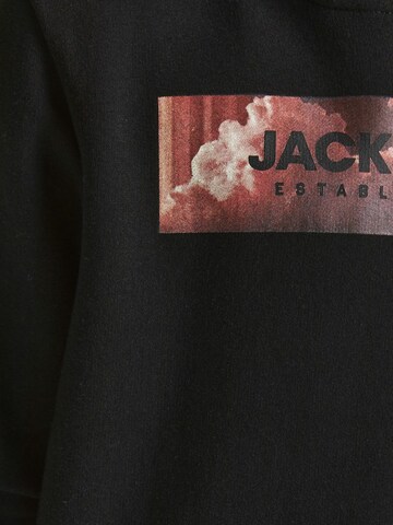 Jack & Jones Junior Sweatshirt 'Anniv' in Zwart