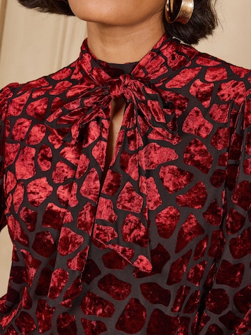 love & roses Blouse in Rood
