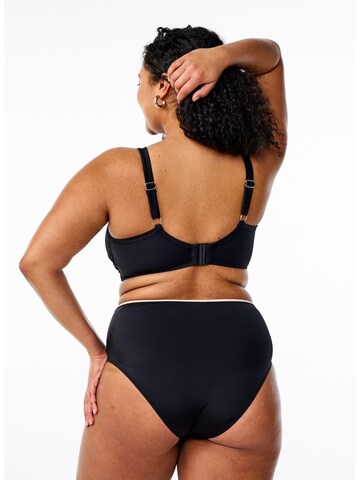 Swim by Zizzi Bikini hlačke 'Smaria' | črna barva