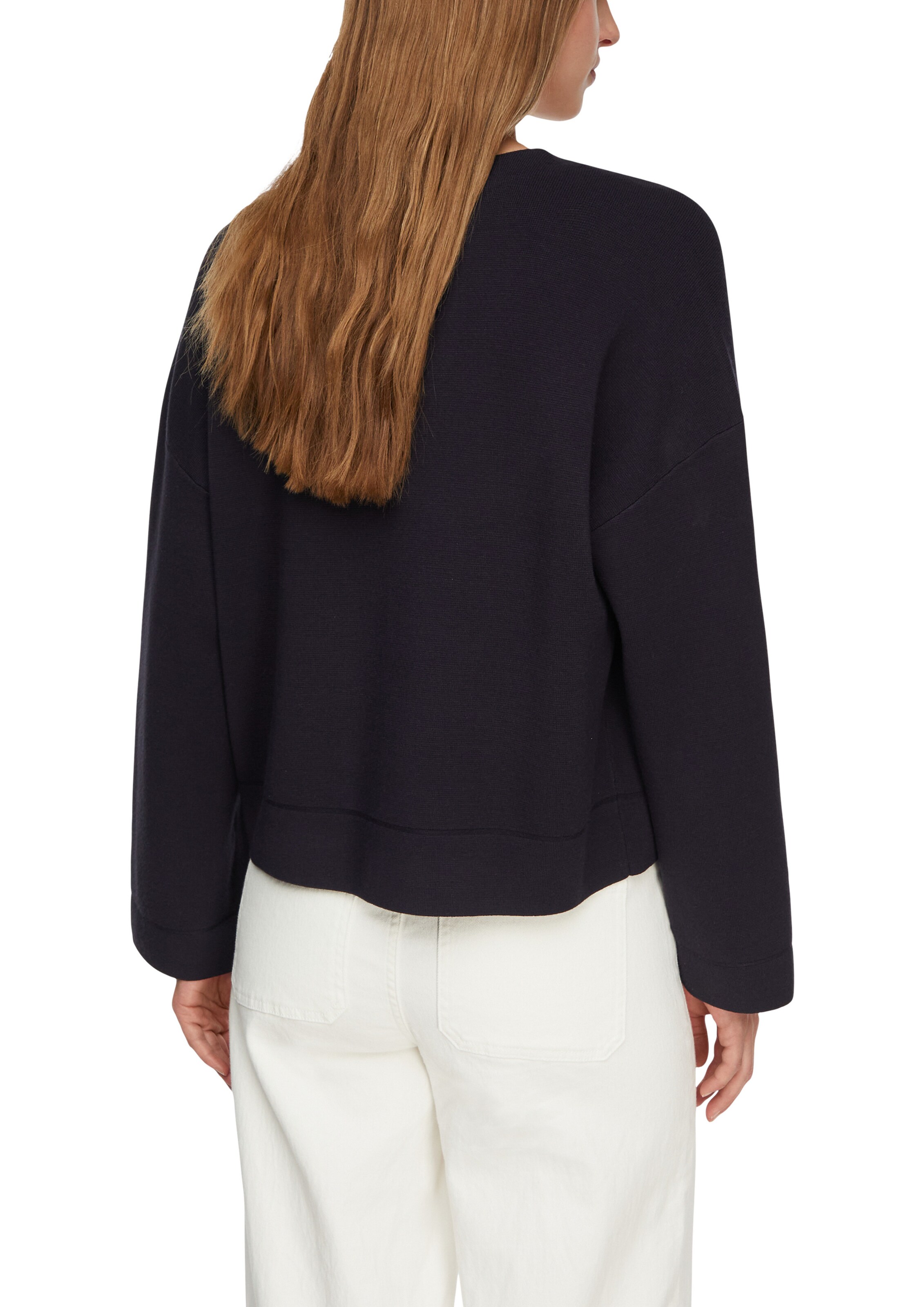 COMMA Gebreid vest in Blauw