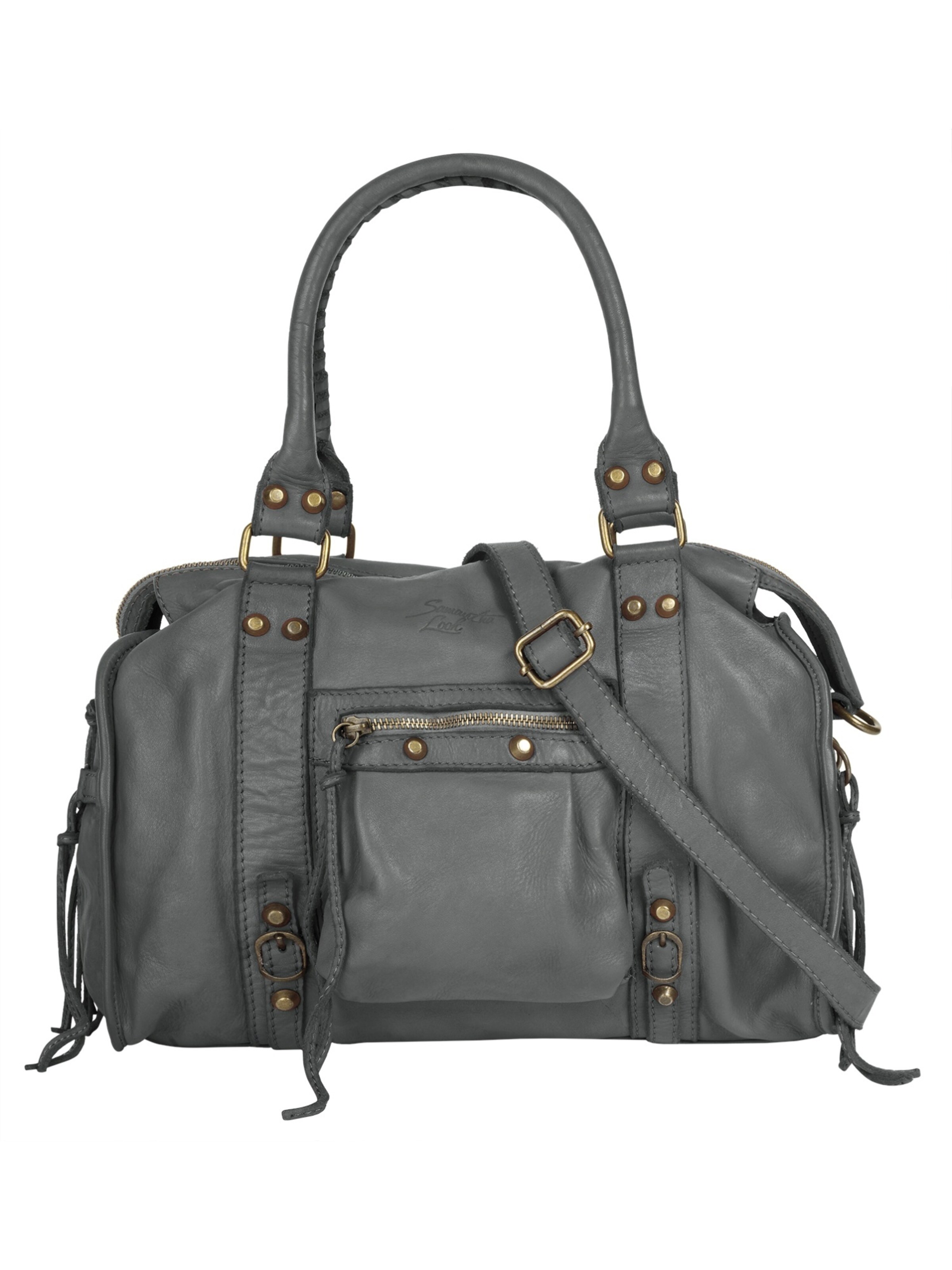 Cabas Samantha Look en gris : devant