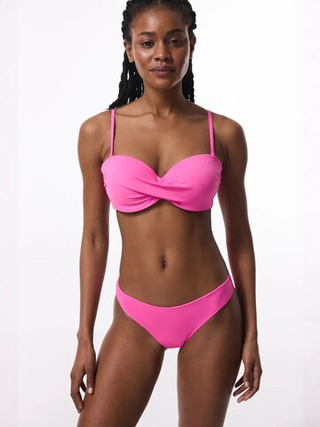 Penti Bandeau Góra bikini 'Bikinioberteile' w kolorze różowy