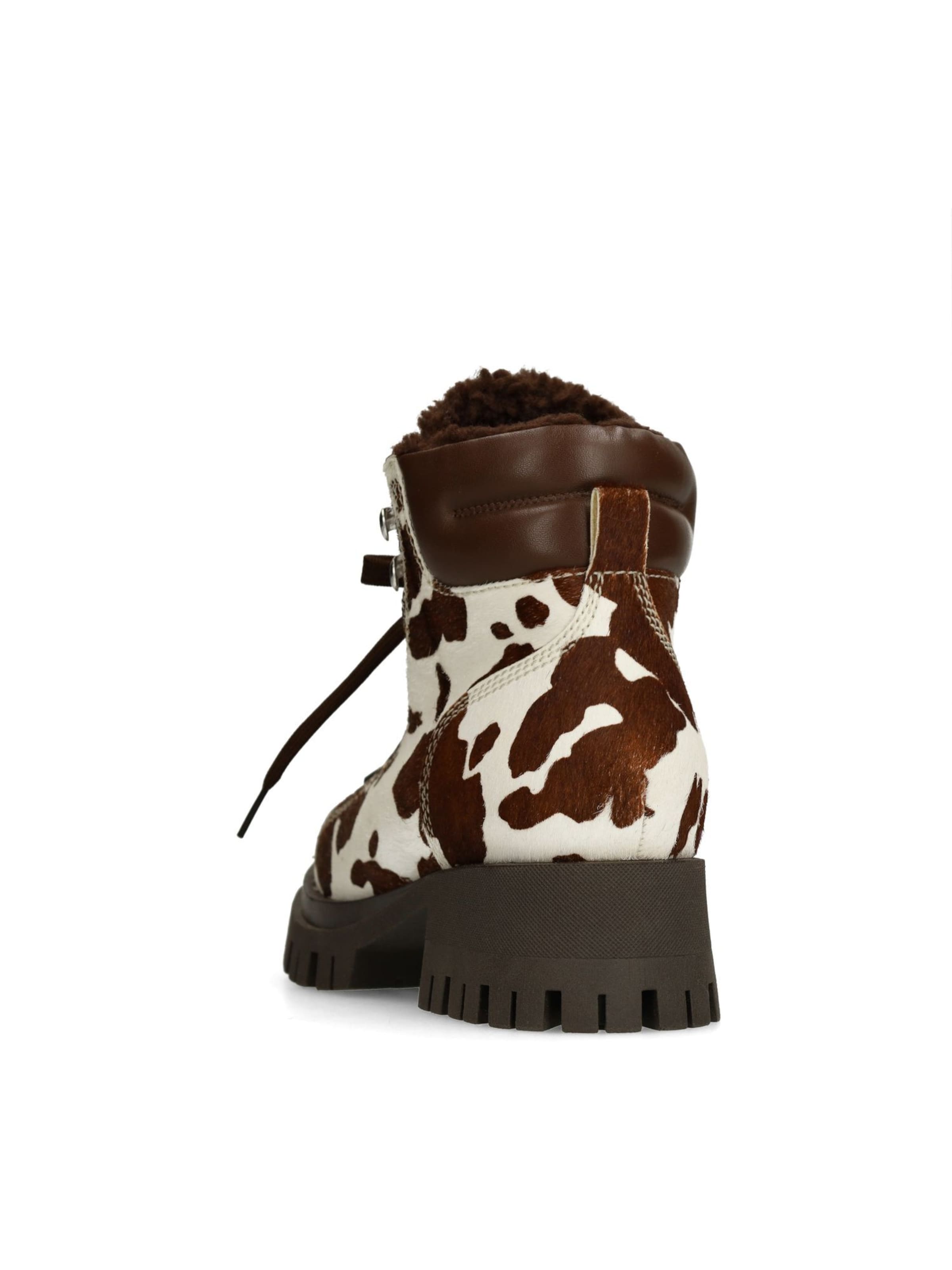 Bottines à lacets SACHA en marron