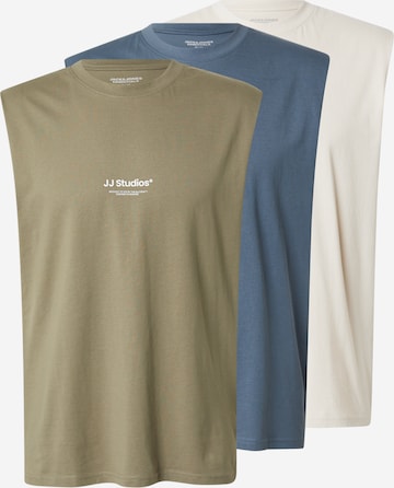 mėlyna JACK & JONES Marškinėliai 'JJESOHO': priekis