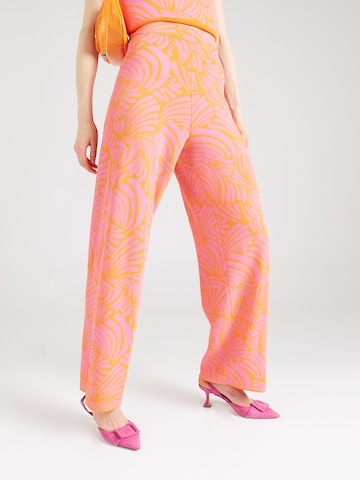 Wide Leg Pantalon 'JOE' Suncoo en orange : devant