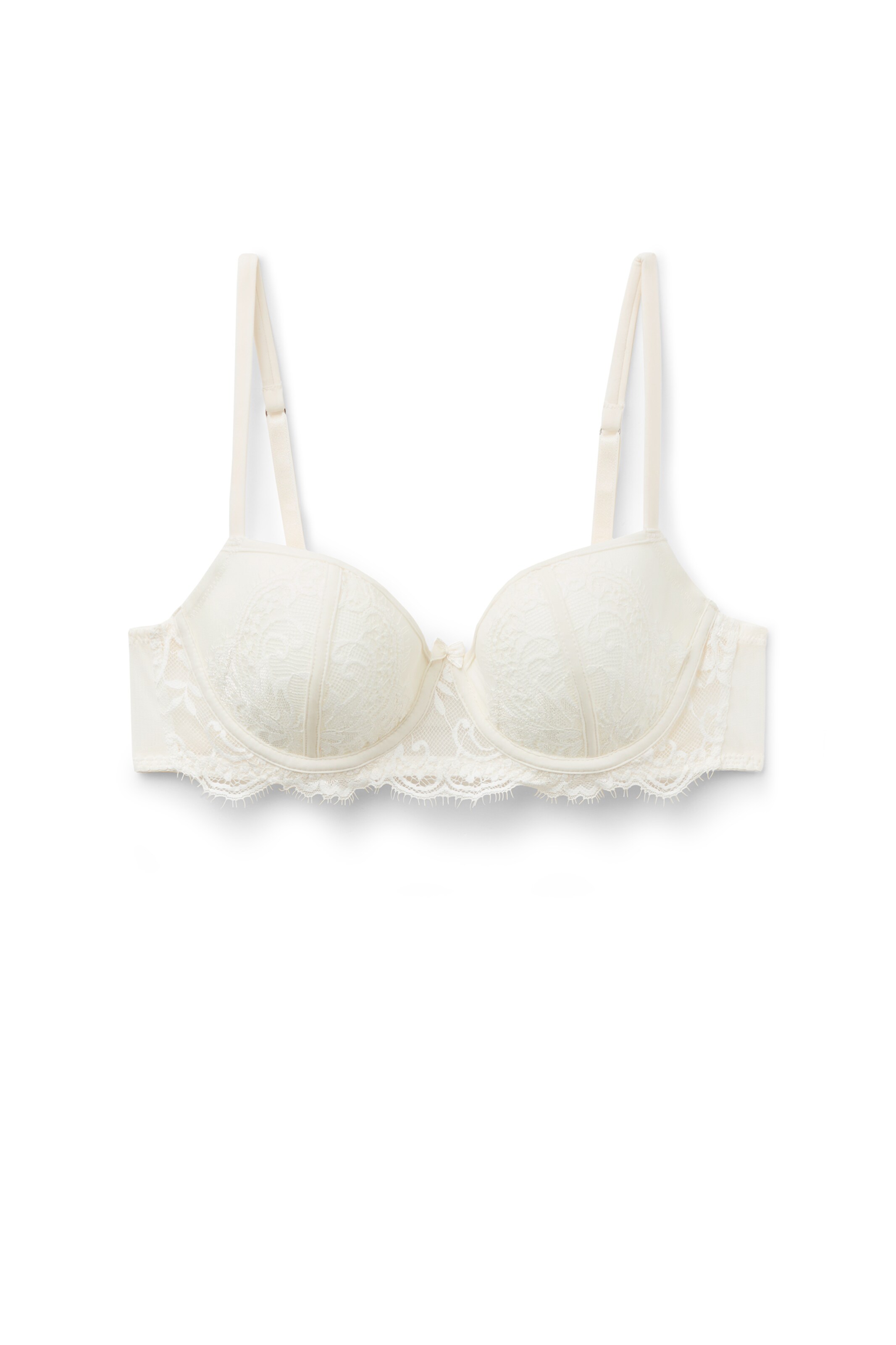 INTIMISSIMI Balconette Bra 'Sofia Ethereal Embrace' in White: front