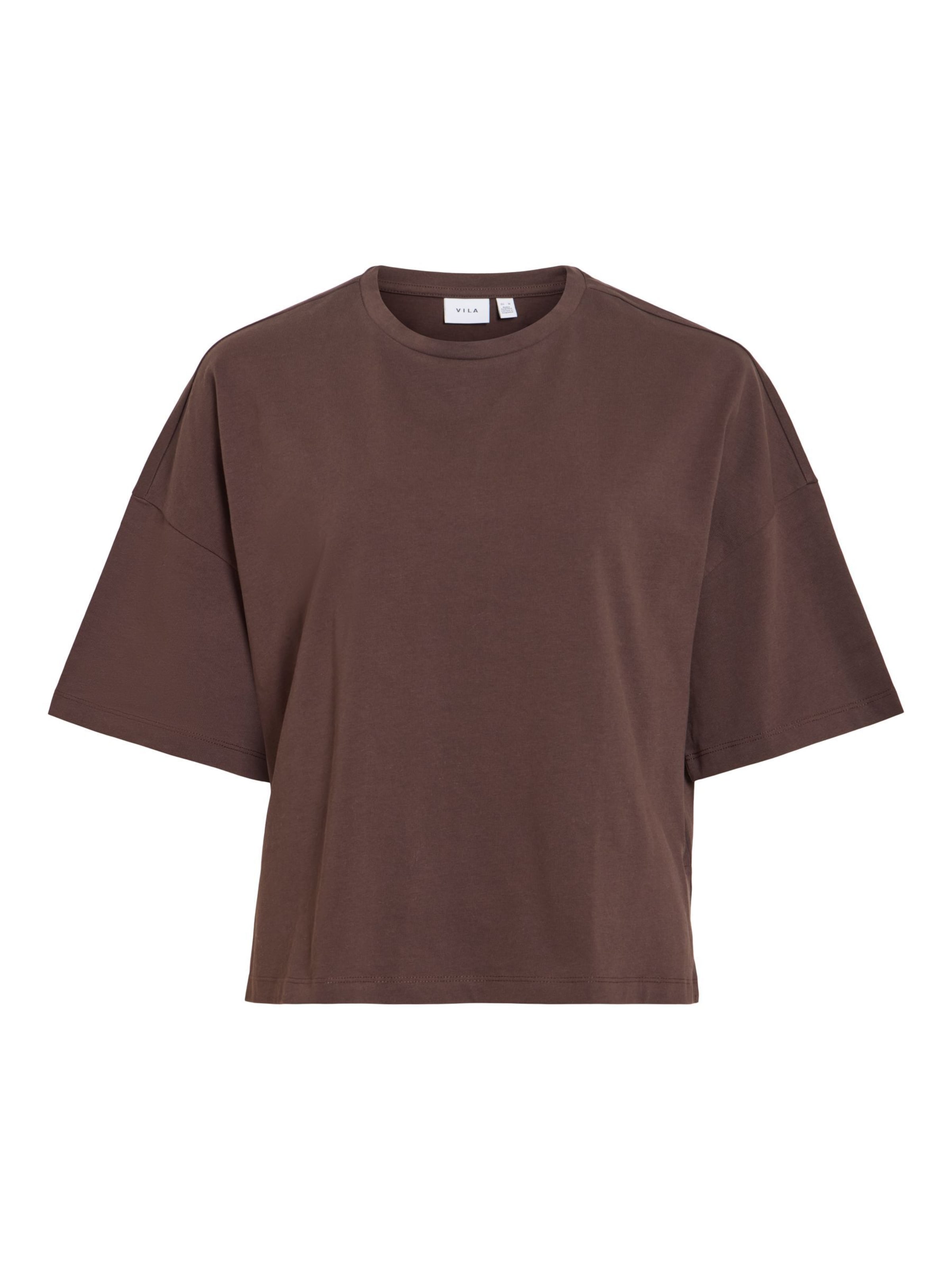 VILA Shirt 'VILYRICA' in Bruin: voorkant