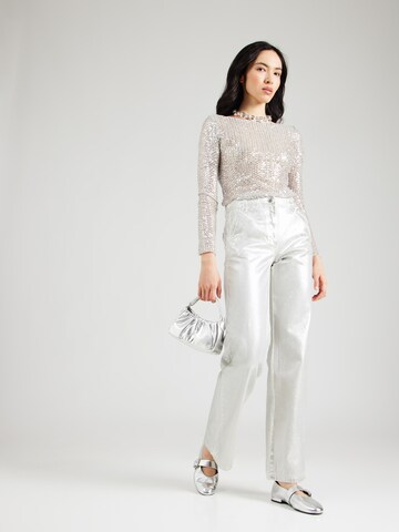 MAX&Co. Loosefit Broek 'BASILIO' in Zilver