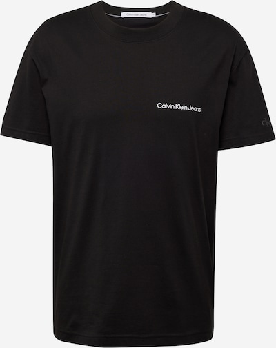 Calvin Klein Jeans Koszulka 'Institutional' w kolorze czarny / białym, Podgląd produktu