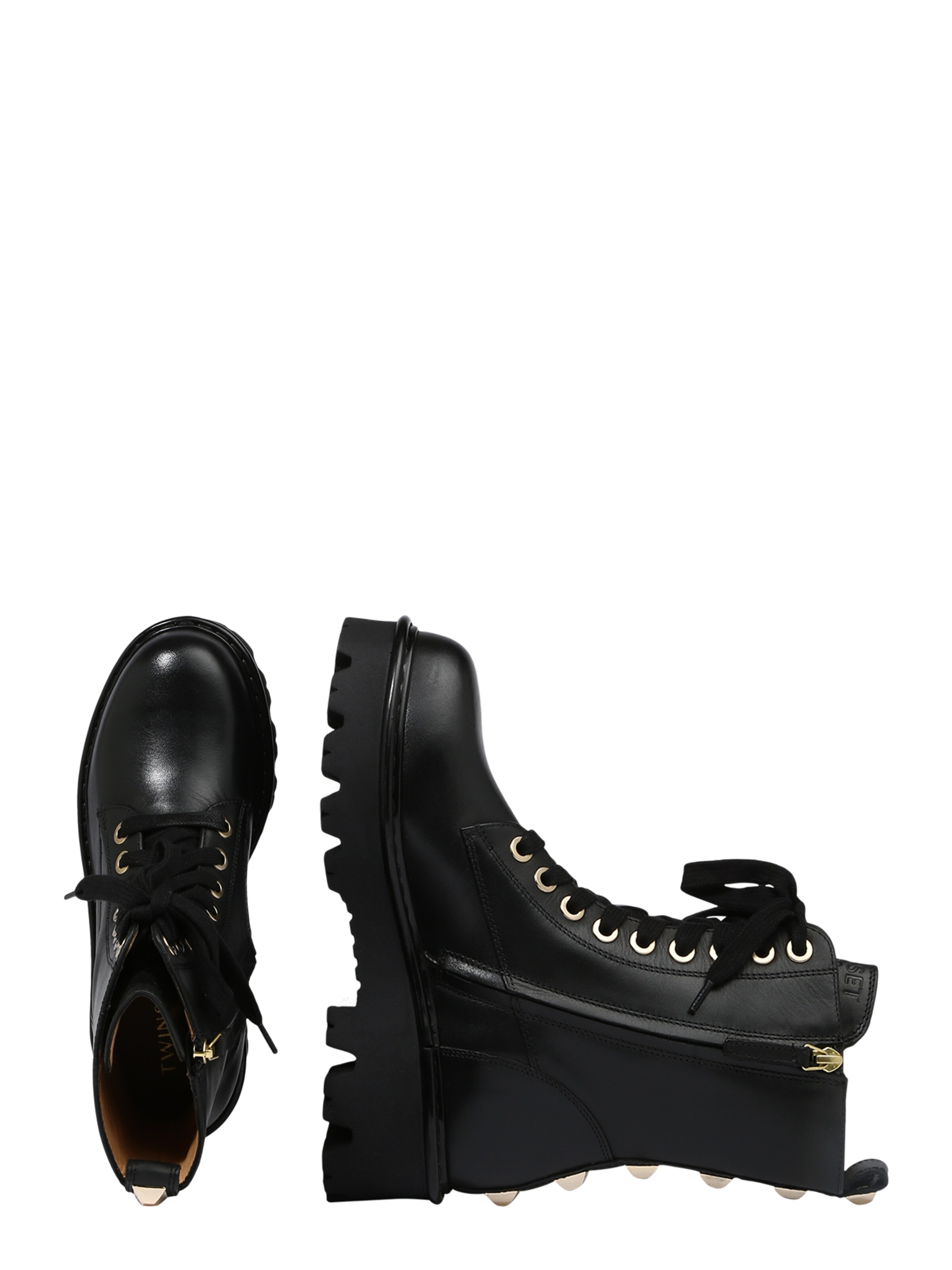 Frauen Stiefeletten Twinset Stiefelette 'ANFIBIO' in Schwarz - SB76163 Frauen Stiefeletten Twinset Stiefelette 'ANFIBIO' in Schwarz - SB76163