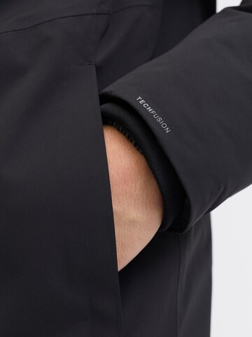 JACK & JONES Winter Parka in Black