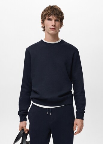 MANGO MAN Sweatshirt 'Nola' in Blue: front
