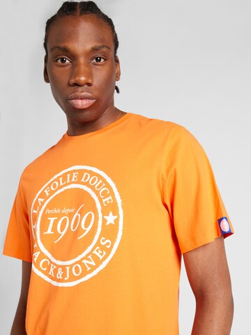 JACK & JONES Shirt 'DOUCE' in Orange