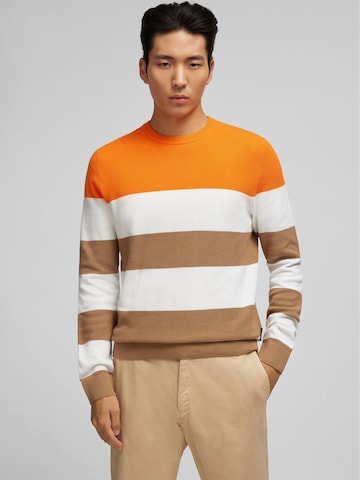 HECHTER PARIS Sweater in Brown: front