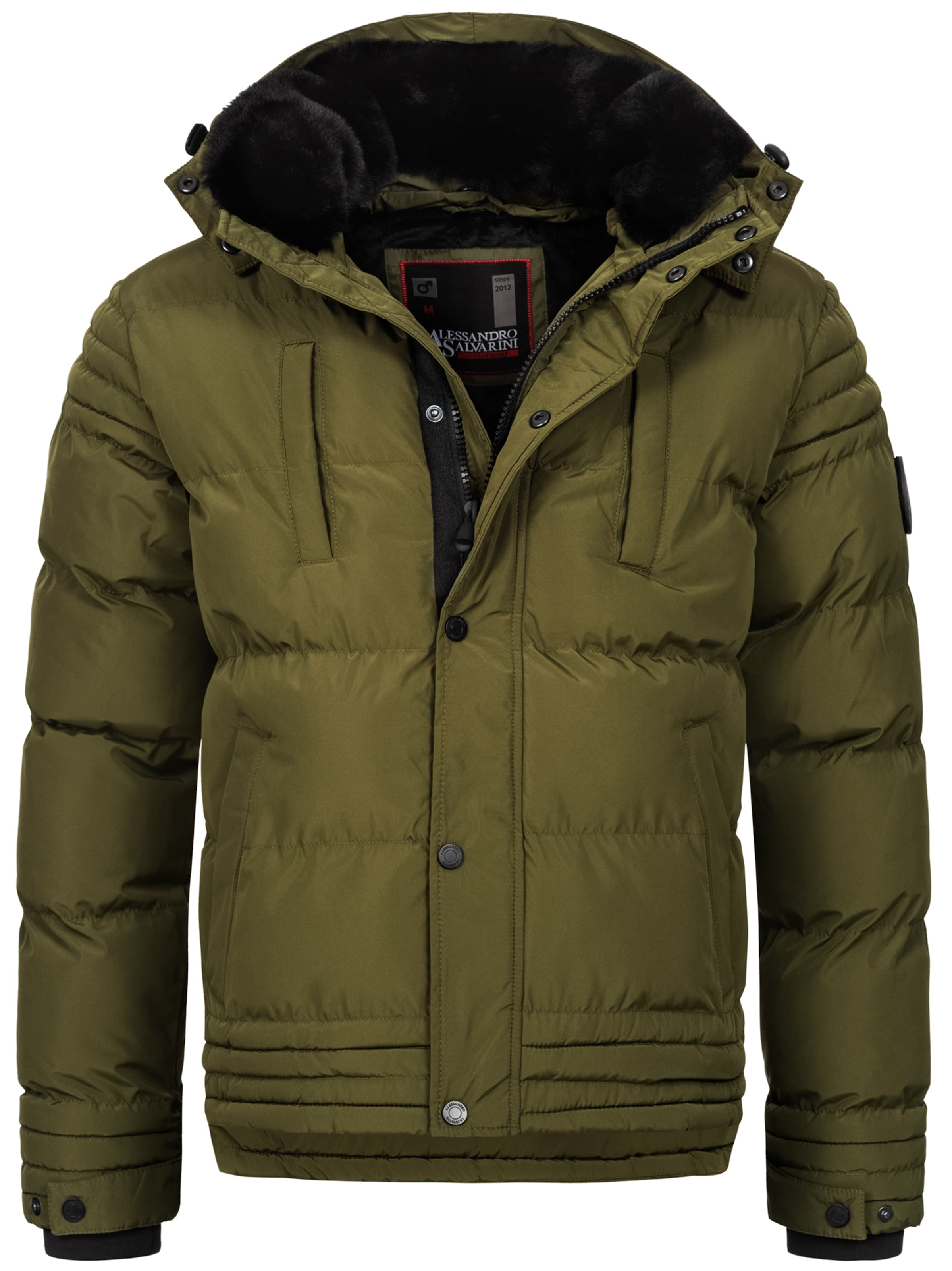 Alessandro Salvarini Winter jacket 'Fabiano' in Green: front