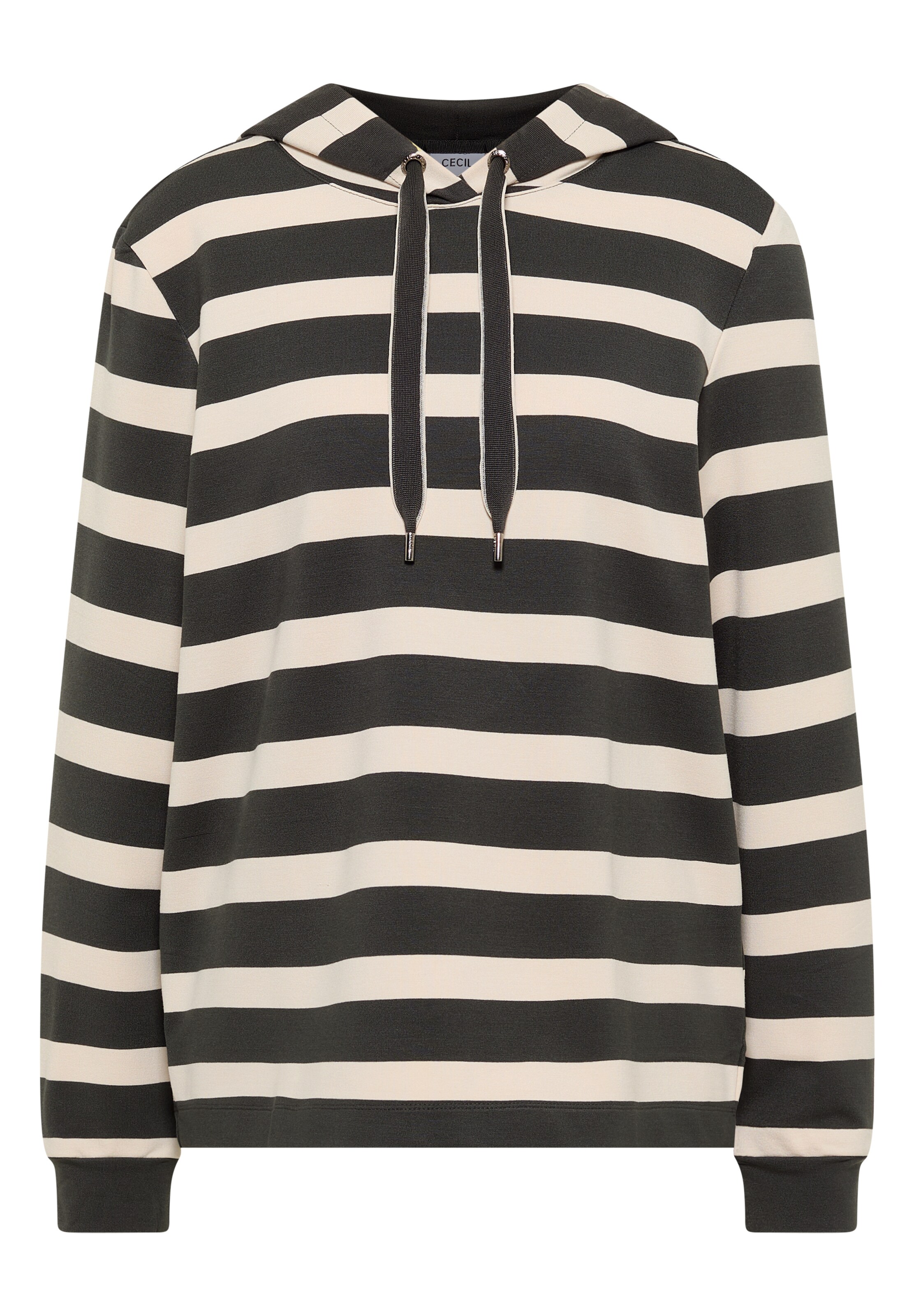 CECIL Sweatshirt in Beige: front