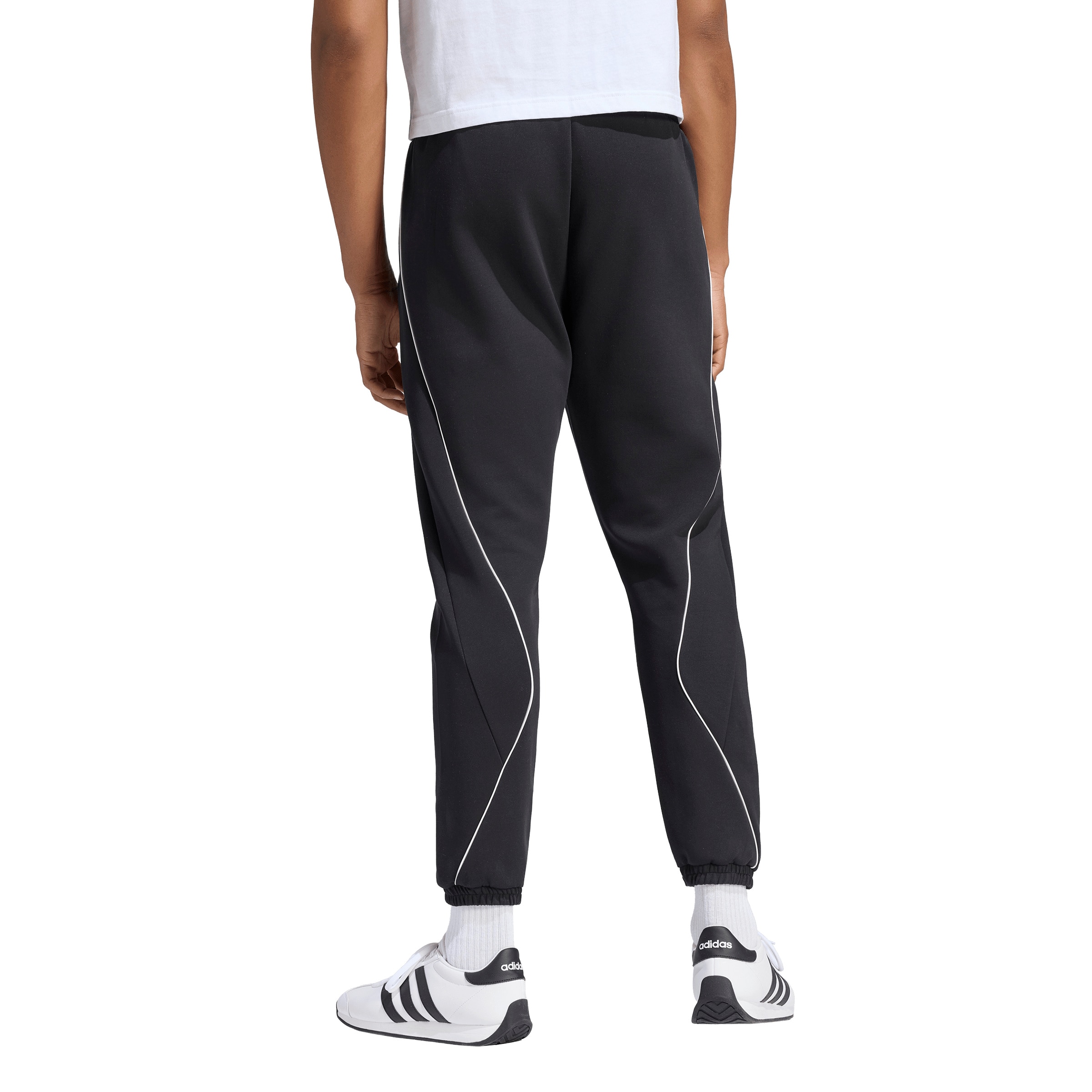 Effilé Pantalon de sport 'Stadium' ADIDAS SPORTSWEAR en noir