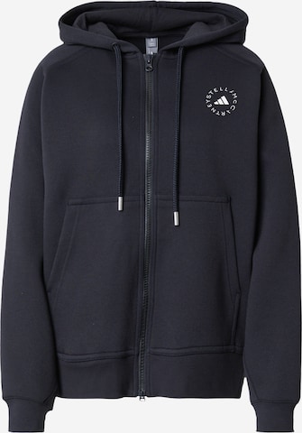 ADIDAS BY STELLA MCCARTNEY Спортивная кофта 'Full-Zip' в Черный: спереди