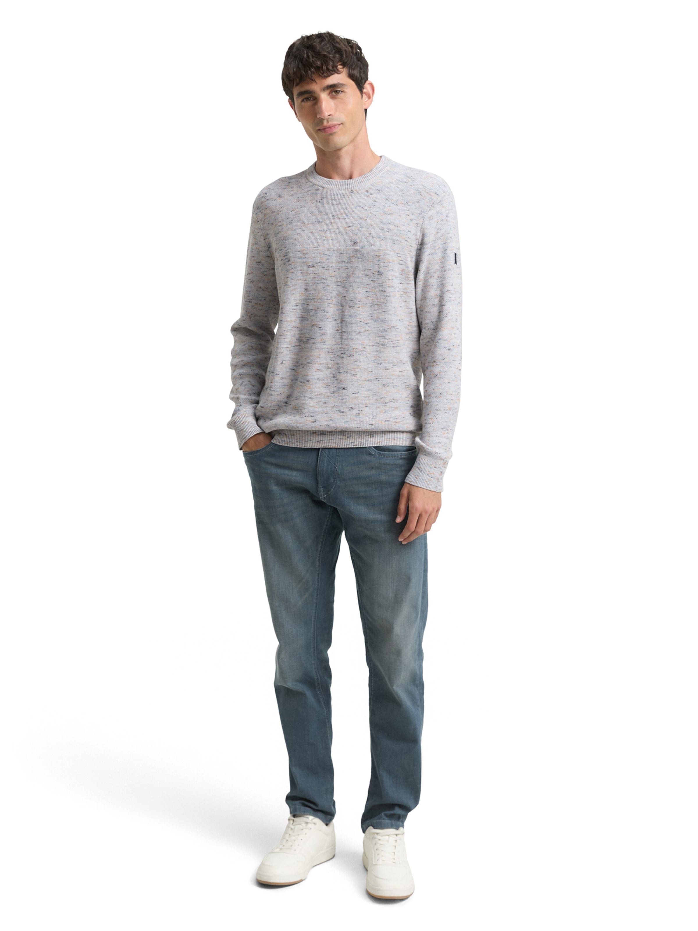 TOM TAILOR Pullover in Grau