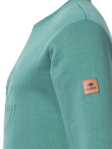 FORSBERG Sweatshirt 'Sweatshirt mit 3D Logo' in Green