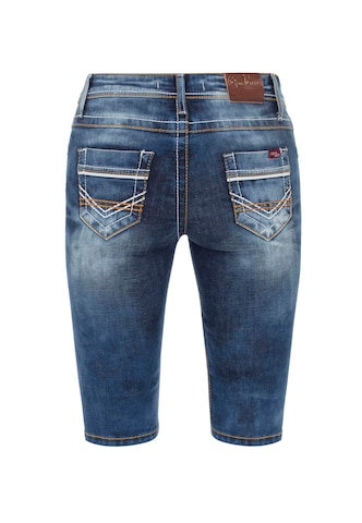 CIPO & BAXX Slimfit Jeans in Blauw