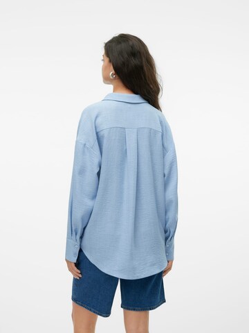 VERO MODA Blouse 'melaney' in Blauw