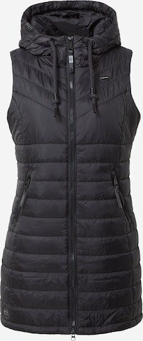 Gilet 'Lucinda' Ragwear en noir : devant